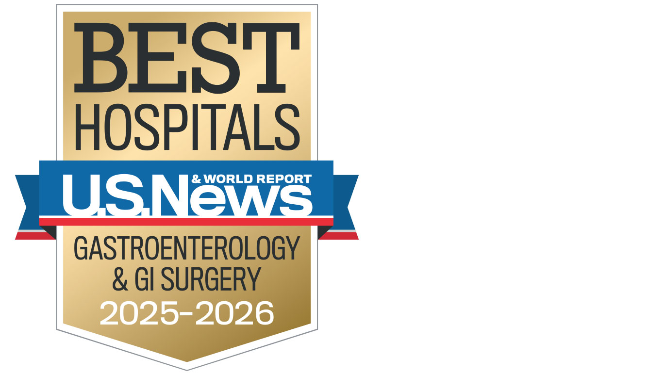 U.S. News & World Report Best Hospitals in gastroenterology & GI surgery