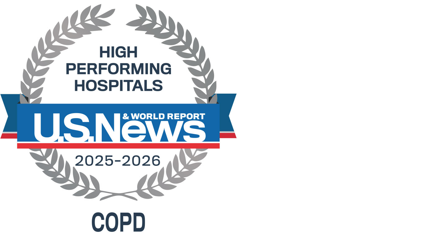U.S. News & World Report High Performing Hospitals for COPD