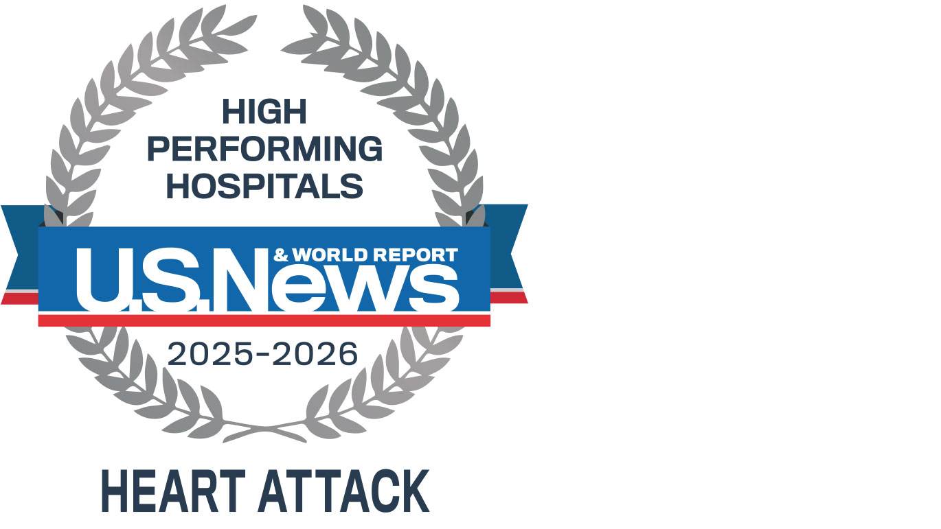U.S. News & World Report High Performing Hospitals for heart attack