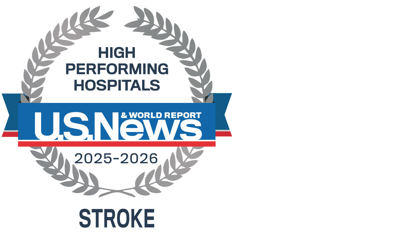 U.S. News & World Report High Performing Hospitals for stroke