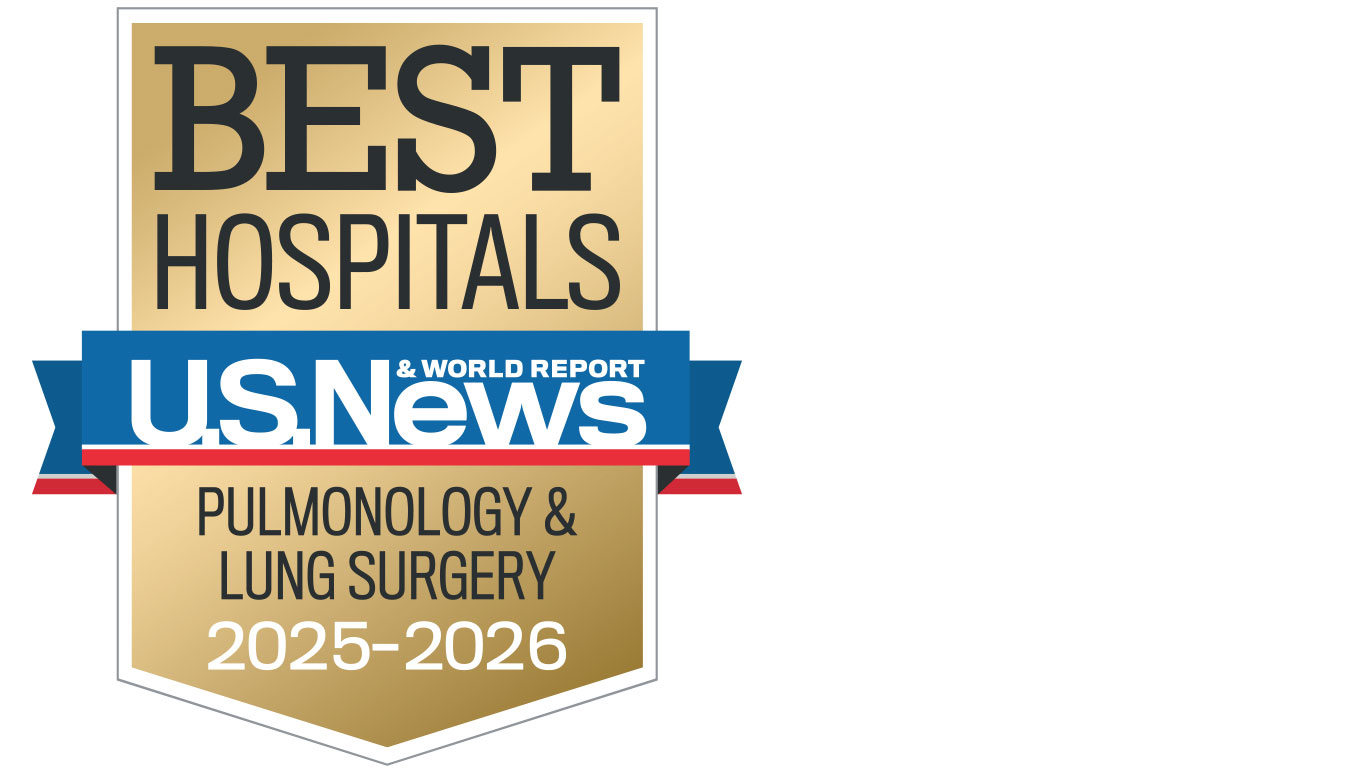 U.S. News & World Report Best Hospitals for pulmonology & lung surgery
