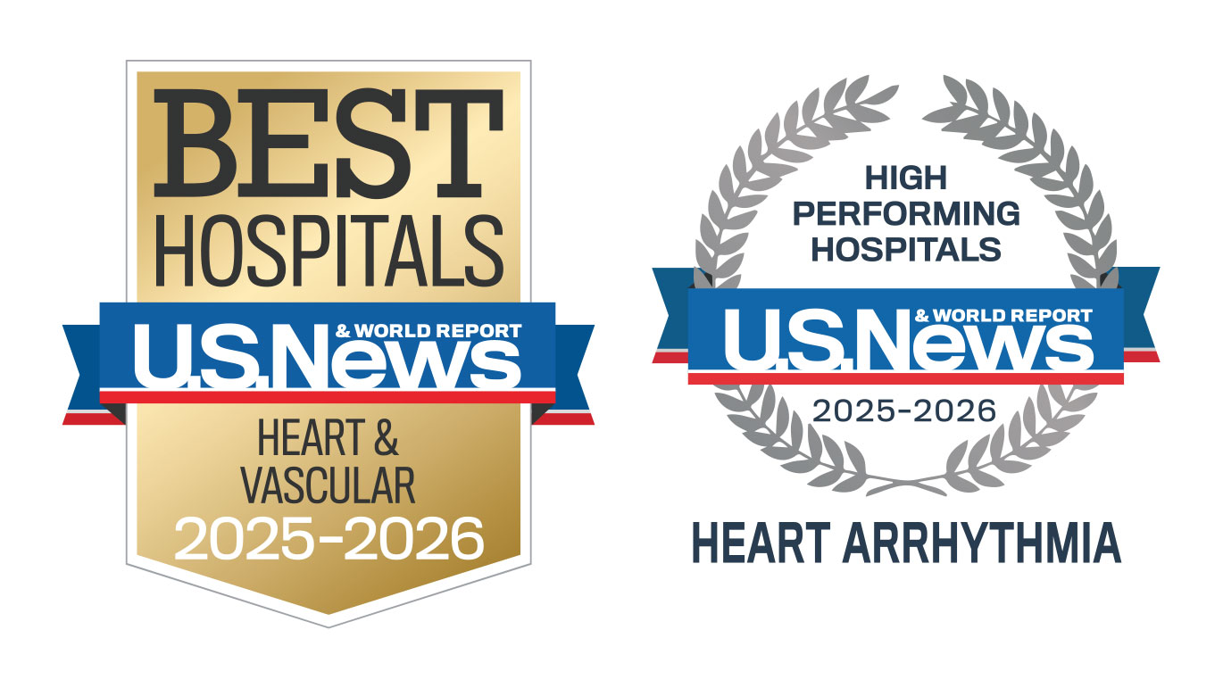 U.S. News & World Report Best Hospitals for heart & vascular care