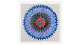 Abstract flower painting