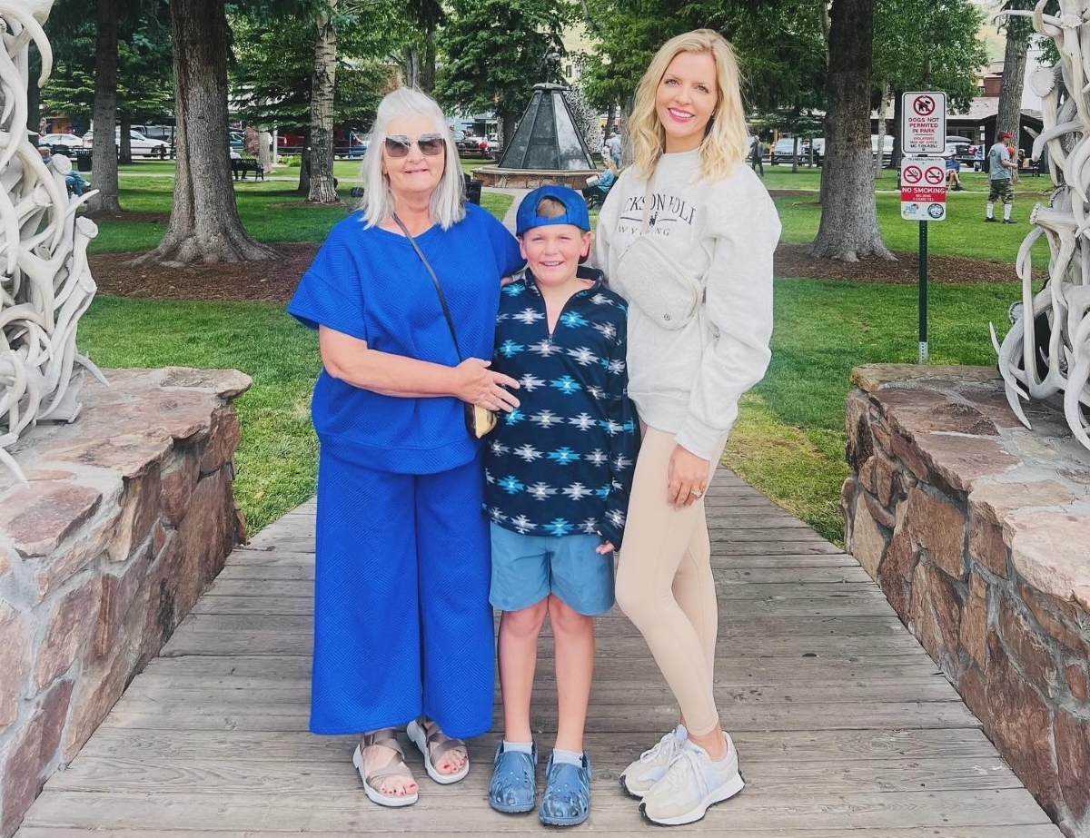 Cassie Munoz, right, is shown here with her mother, Lola Andrews, and her son Jaden.