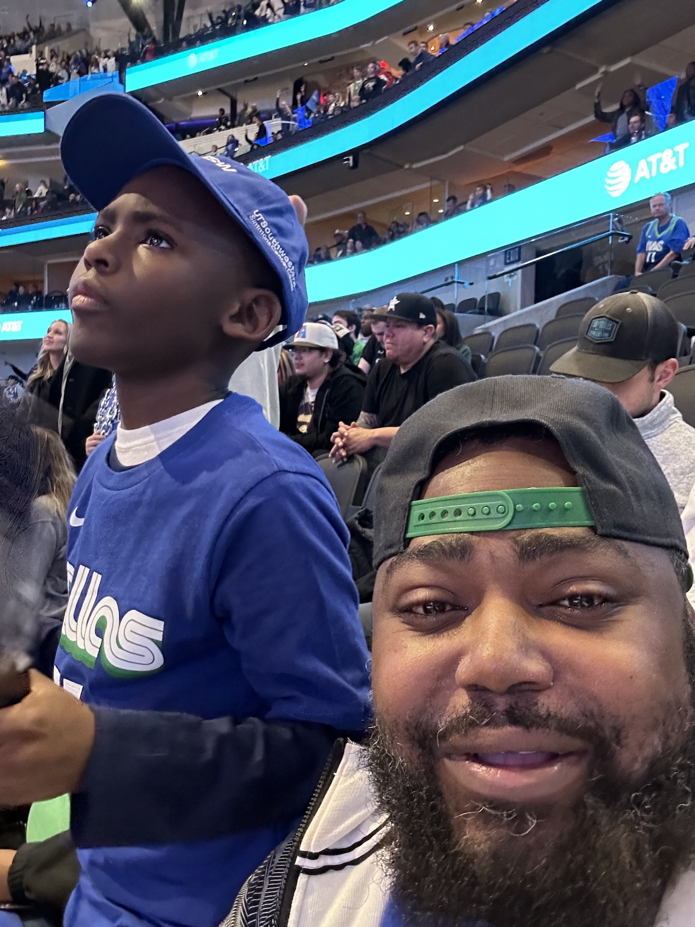 Clinton Adger and his son, Chase