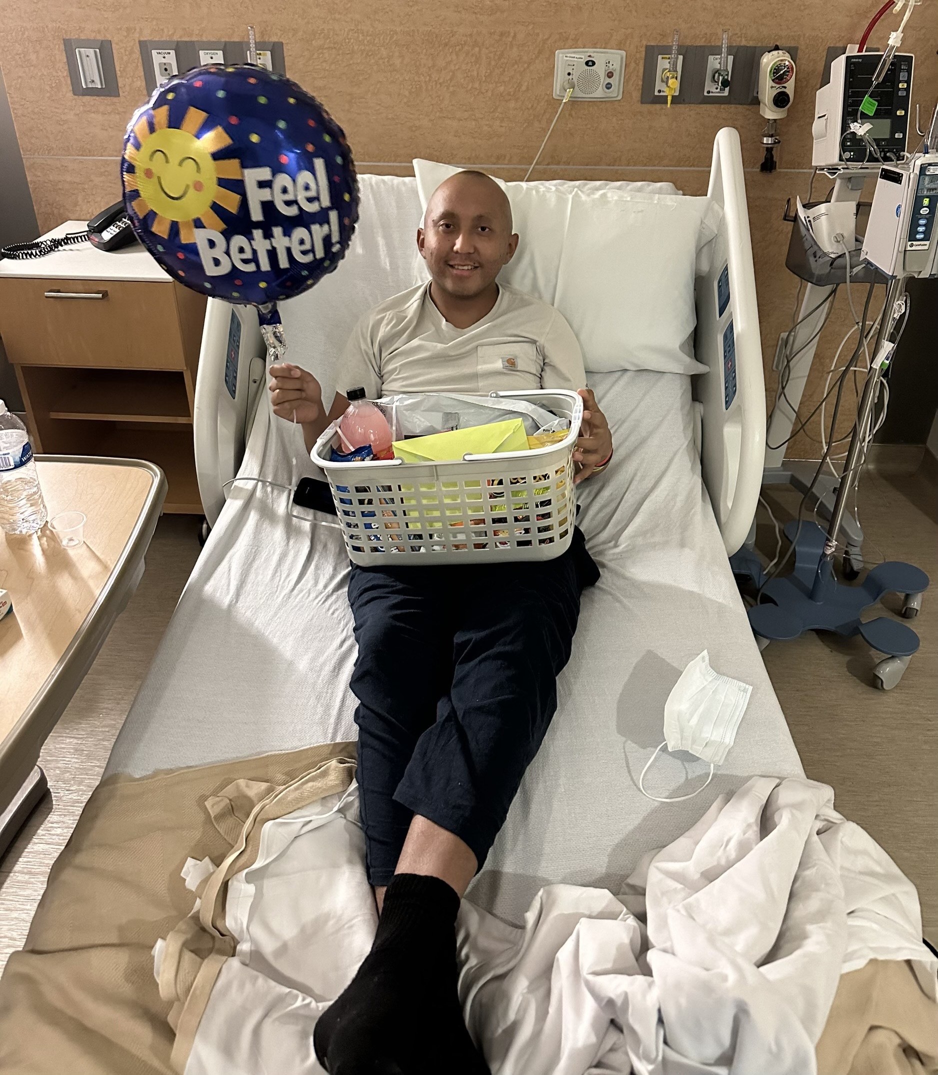 Erik Torres in hospital