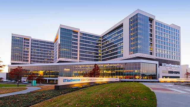 William P. Clements Jr. University Hospital exterior